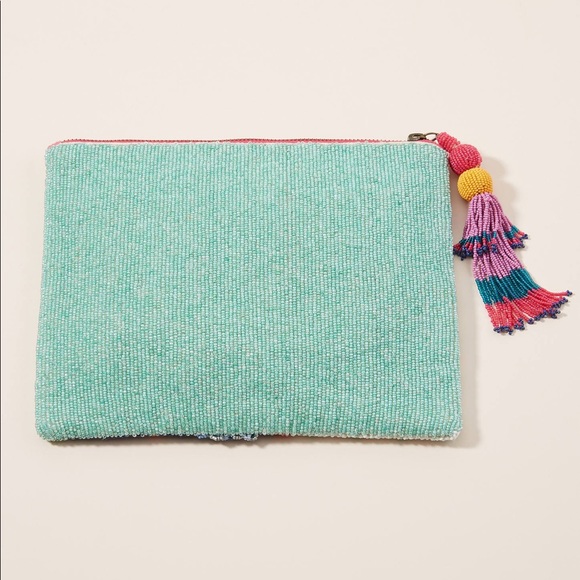 Anthropologie Elephant Embellished Pouch - Picture 4 of 5